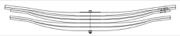 MAN Leaf Spring OE 81434026642/81434026605/
81434026606/81434026607/
81434026749/81434026735/
81434026734/81434026746/ 
81434026753/854340260 technical drawing
