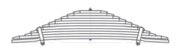 Volvo Leaf Spring OE 257659 technical drawing