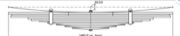 Hino Leaf Spring OE R.HN 48210-72106 technical drawing