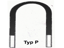 MERCEDES U-Bolt OE 6173510825 technical drawing