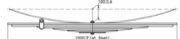 GMC Leaf Spring OE GMC70/13/(6) technical drawing