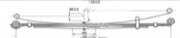 Ram Leaf Spring OE RAM60x13/20 technical drawing