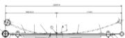 Mazda Leaf Spring OE AB31-5B669 technical drawing
