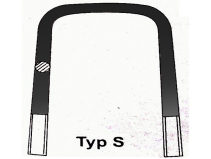 SCANIA U-Bolt OE 338604 technical drawing
